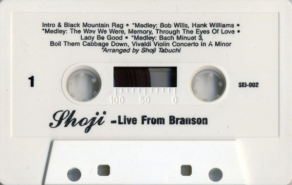 Shoji Tabuchi - Live From Branson (Cassette) (M) - Endless Media