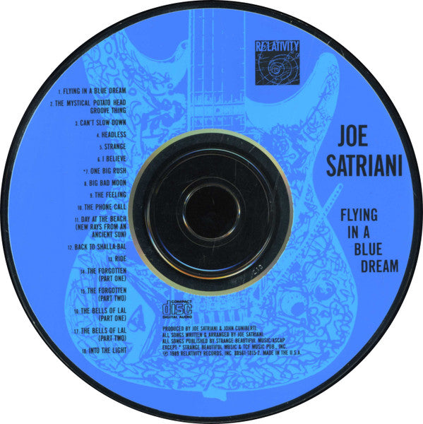 Joe Satriani - Flying In A Blue Dream (CD) (VG+) - Endless Media