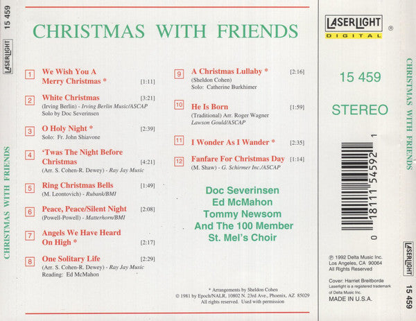 Doc Severinsen, Ed McMahon, Tommy Newsom And St. Mel's School Children's Choir - Christmas With Friends (CD) (VG+) - Endless Media