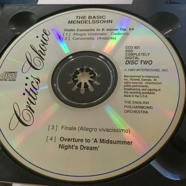 The English Philharmonic Orchestra - Critic's Choice: The Basic Mendelssohn (2xCD) (M) - Endless Media