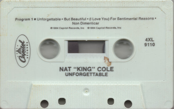 Nat King Cole - Unforgettable (Cassette) (VG+) - Endless Media