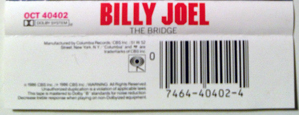 Billy Joel - The Bridge (Cassette) (G+) - Endless Media