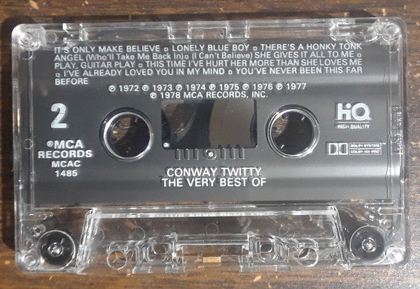 Conway Twitty - The Very Best Of (Cassette) (VG+) - Endless Media