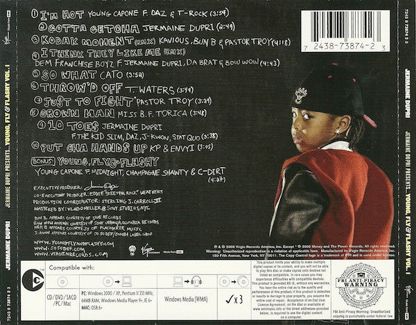 Jermaine Dupri Presents... Various - Young, Fly & Flashy Vol. 1 (CD) (NM or M-) - Endless Media
