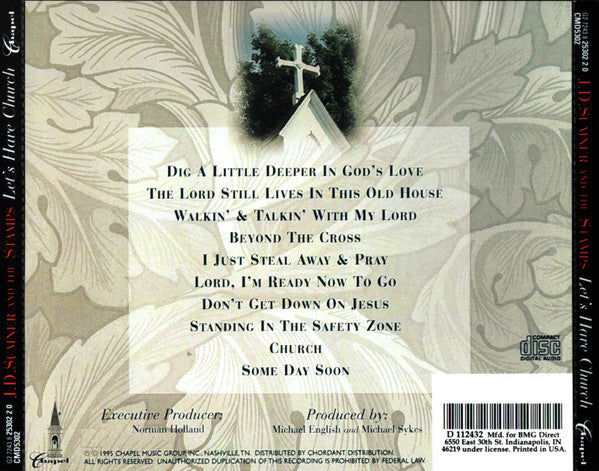 J.D. Sumner & The Stamps - Let's Have Church (CD) (VG+) - Endless Media