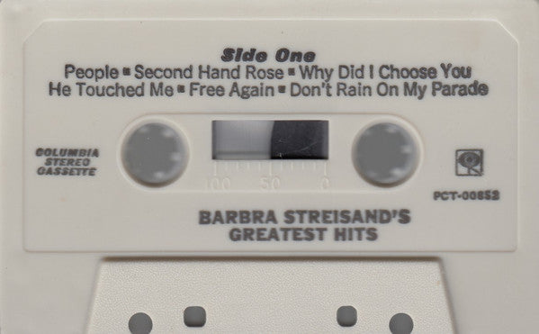 Barbra Streisand - Barbra Streisand's Greatest Hits (Cassette) (VG+) - Endless Media
