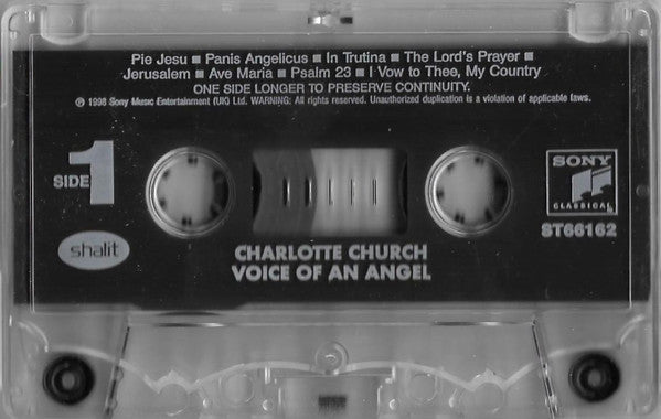 Charlotte Church - Voice Of An Angel (Cassette) (VG) - Endless Media