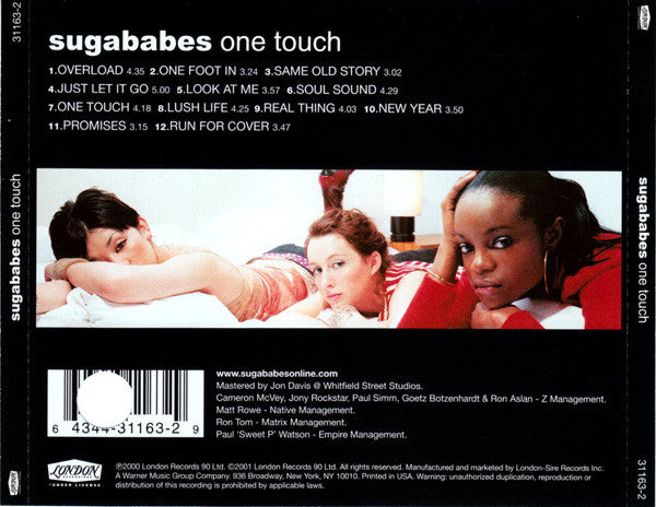 Sugababes - One Touch (CD) (VG) - Endless Media