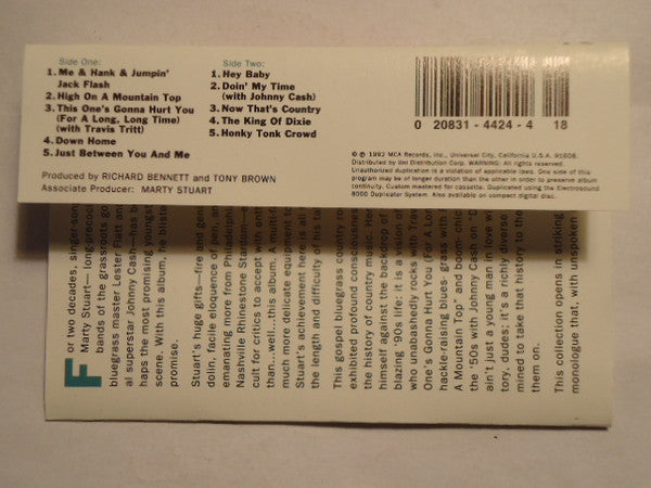 Marty Stuart - This One's Gonna Hurt You (Cassette) (M) - Endless Media