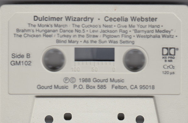 Cecelia Webster - Dulcimer Wizardry (Cassette) (M) - Endless Media