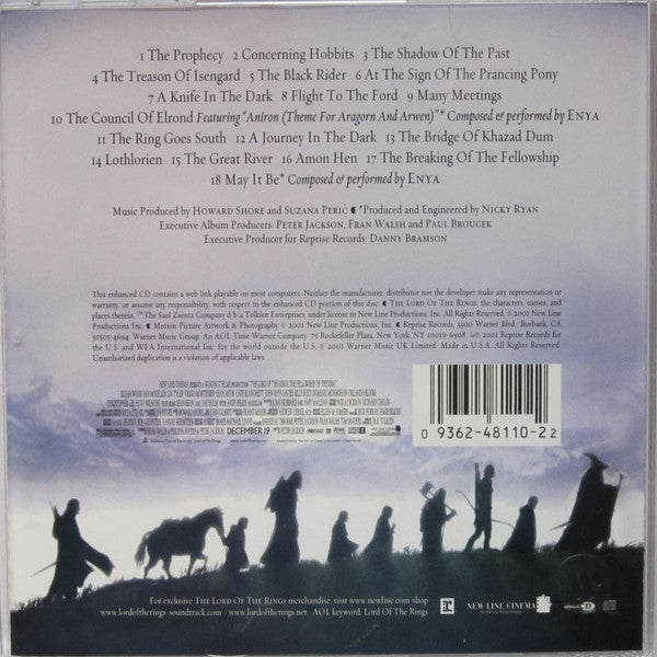 Howard Shore - The Lord Of The Rings: The Fellowship Of The Ring (Original Motion Picture Soundtrack) (CD) (VG) - Endless Media