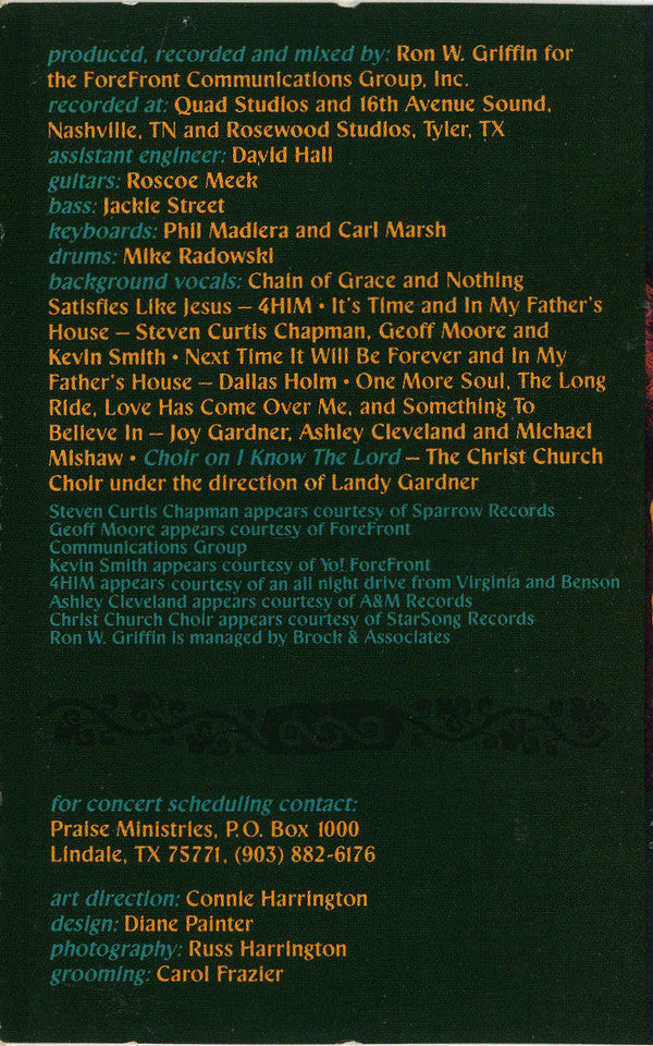 Dallas Holm - Chain Of Grace (Cassette) (VG+) - Endless Media