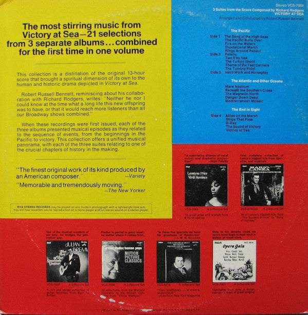 Richard Rodgers / Robert Russell Bennett - 3 Suites From Victory At Sea (2xLP) (VG+) - Endless Media
