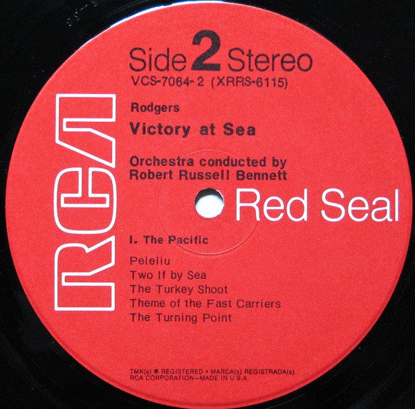 Richard Rodgers / Robert Russell Bennett - 3 Suites From Victory At Sea (2xLP) (VG+) - Endless Media