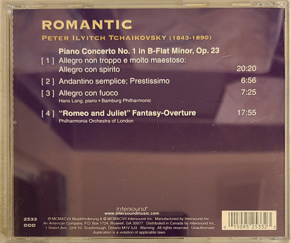 Pyotr Ilyich Tchaikovsky - Romantic - Piano Concerto No. 1 / "Romeo And Juliet" Fantasy-Overture (CD) (M) - Endless Media