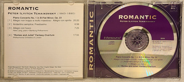 Pyotr Ilyich Tchaikovsky - Romantic - Piano Concerto No. 1 / "Romeo And Juliet" Fantasy-Overture (CD) (M) - Endless Media