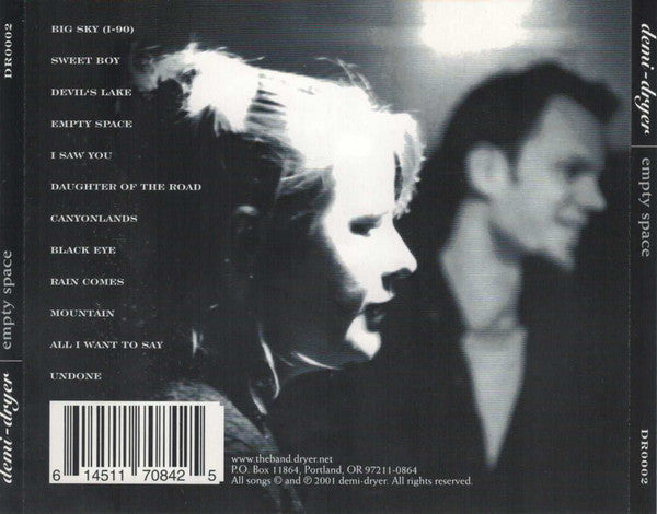Demi-Dryer - Empty Space (CD) (VG) - Endless Media