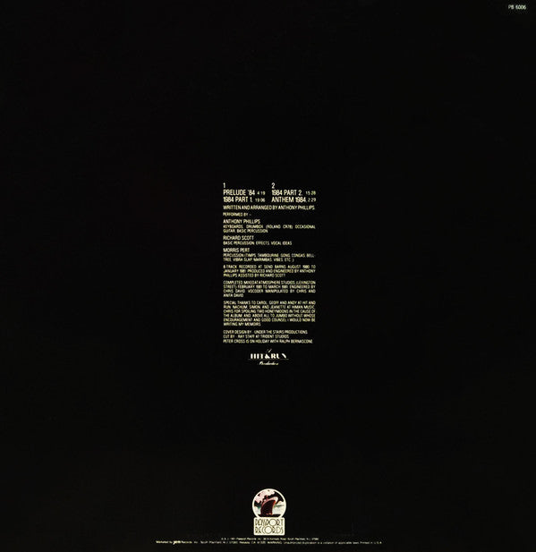 Anthony Phillips - 1984 (LP) (NM or M-) - Endless Media