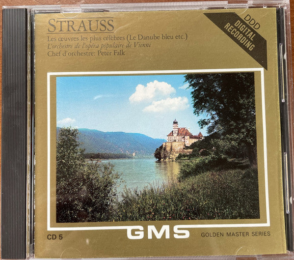 Johann Strauss Jr. : Wiener Volksopernorchester Chef D'Orchestre: Peter Falk - Les Œuvres Les Plus Célèbres (Le Danube Bleu, Etc.) (CD) (NM or M-) - Endless Media