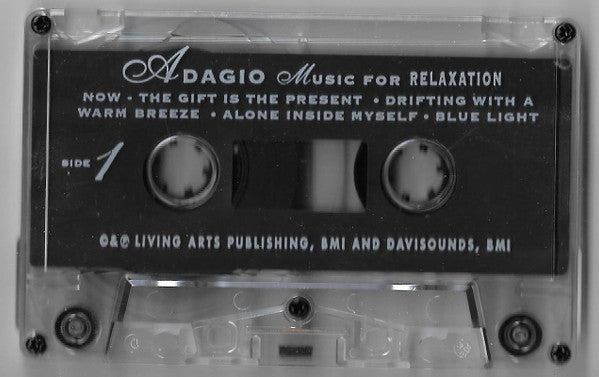 Peter Davison - Adagio Music For Relaxation (Cassette) (VG+) - Endless Media