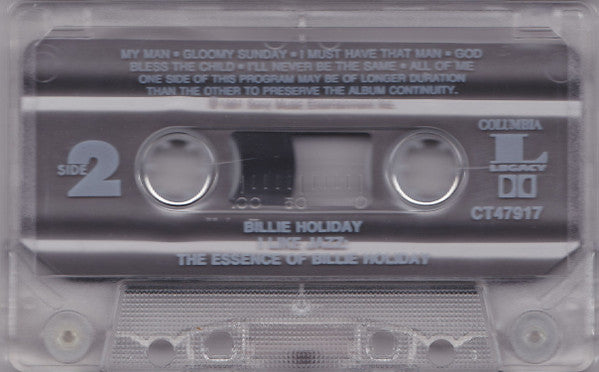 Billie Holiday - The Essence Of Billie Holiday (Cassette) (VG+) - Endless Media