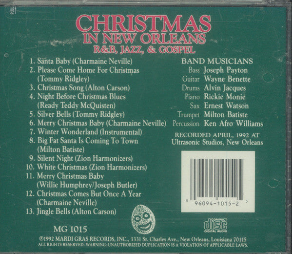 Various - Christmas In New Orleans R&B, Jazz & Gospel (CD) (VG+) - Endless Media