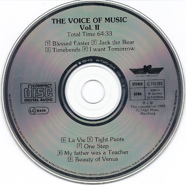 Various - The Voice Of Music Vol. II (CD) (M) - Endless Media