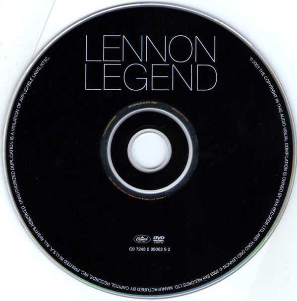 John Lennon - Lennon Legend - The Very Best Of John Lennon (DVD) (VG+) - Endless Media