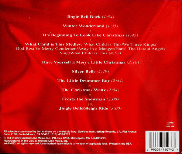 Lori Andrews - An Angel's Christmas (CD) (VG+) - Endless Media