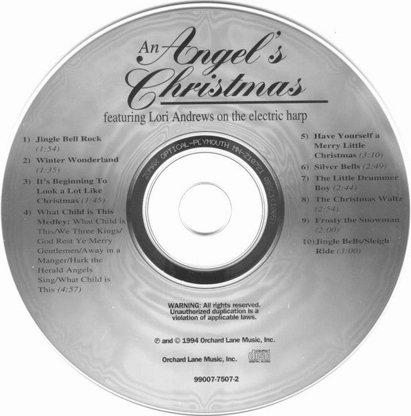 Lori Andrews - An Angel's Christmas (CD) (VG+) - Endless Media