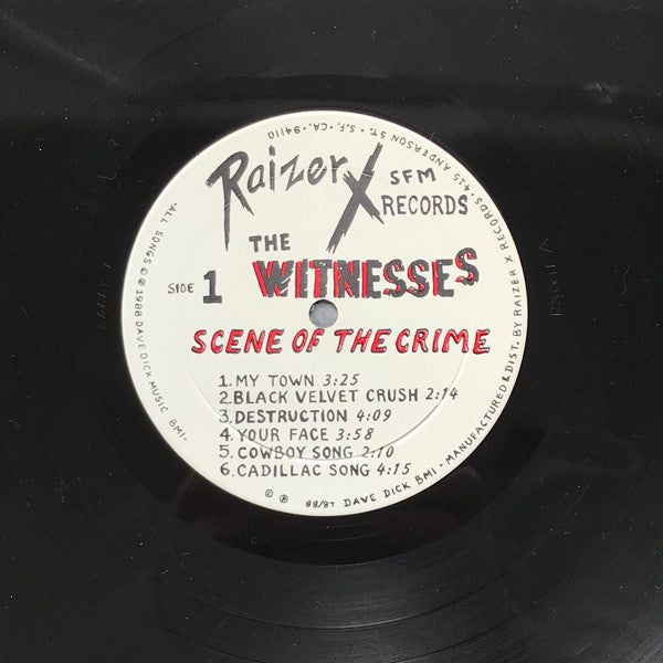 The Witnesses - Scene Of The Crime (LP) (VG) - Endless Media
