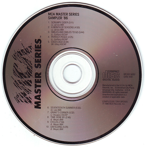 Various - MCA Master Series: Sampler '86 (CD) (G+) - Endless Media