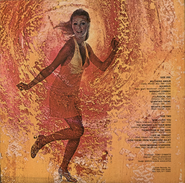 Ronnie Aldrich And His Two Pianos With The London Festival Orchestra - Destination Love (LP) (VG) - Endless Media