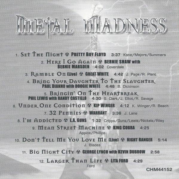 Various - Metal Madness (CD) (M) - Endless Media