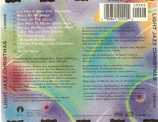 Various - Light Jazz Christmas (CD) (M) - Endless Media