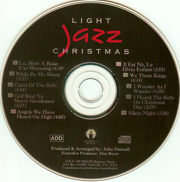 Various - Light Jazz Christmas (CD) (M) - Endless Media