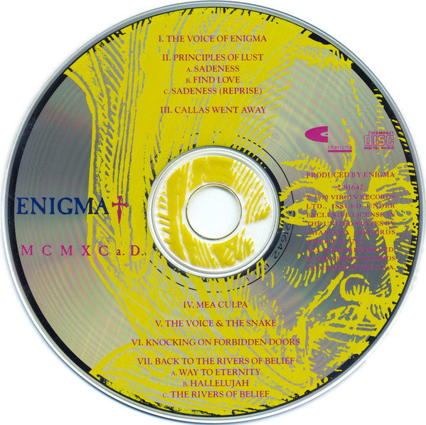 Enigma - MCMXC a.D. (CD) (NM or M-) - Endless Media