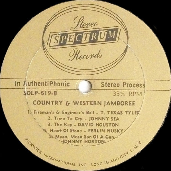 Various - Country & Western Jamboree (LP) (G+) - Endless Media