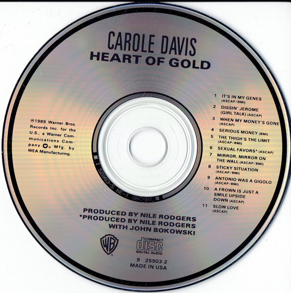 Carole Davis - Heart Of Gold (CD) (NM or M-) - Endless Media