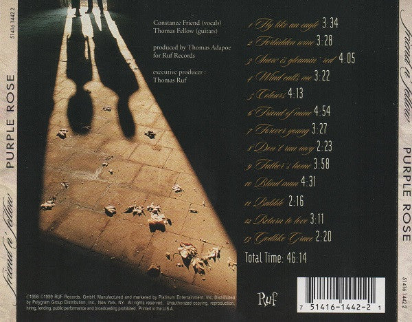 Friend 'N Fellow - Purple Rose (CD) (M) - Endless Media