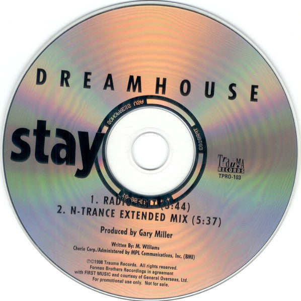 Dreamhouse - Stay (CD) (NM or M-) - Endless Media