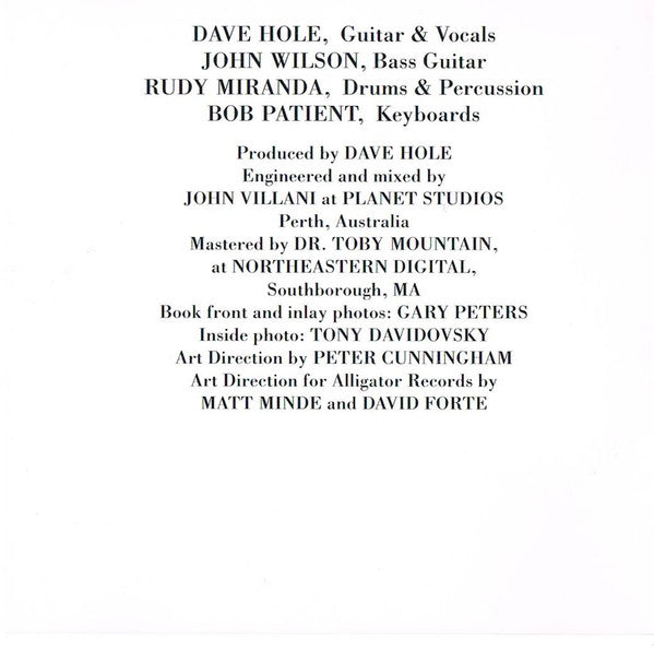 Dave Hole - Working Overtime (CD) (VG+) - Endless Media