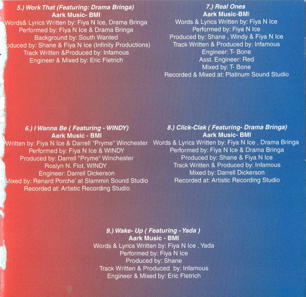 Fiya N Ice - Too Hot Too Cold (CD) (M) - Endless Media