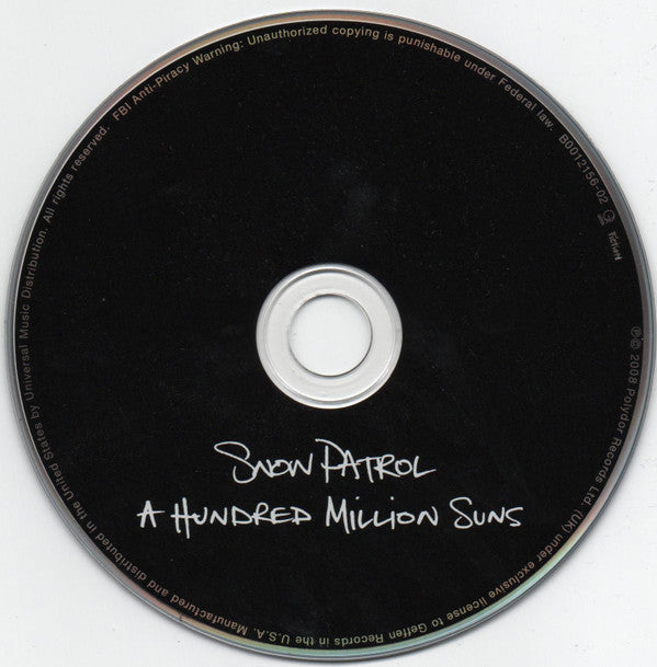 Snow Patrol - A Hundred Million Suns (CD) (VG+) - Endless Media