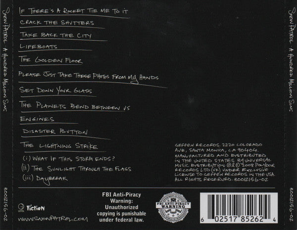 Snow Patrol - A Hundred Million Suns (CD) (VG+) - Endless Media