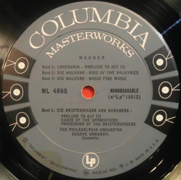 Eugene Ormandy Conducts The Philadelphia Orchestra / Richard Wagner - A Wagner Program (LP) (VG+) - Endless Media