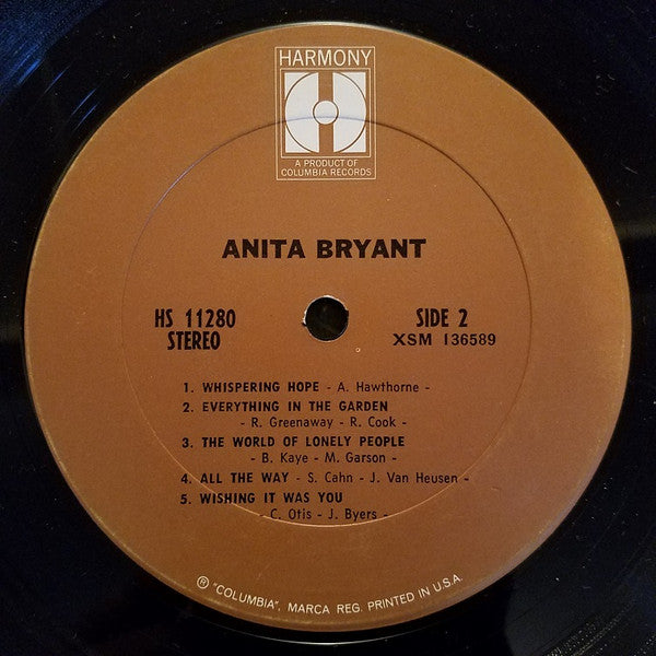 Anita Bryant - Anita Bryant (LP) (G+) - Endless Media