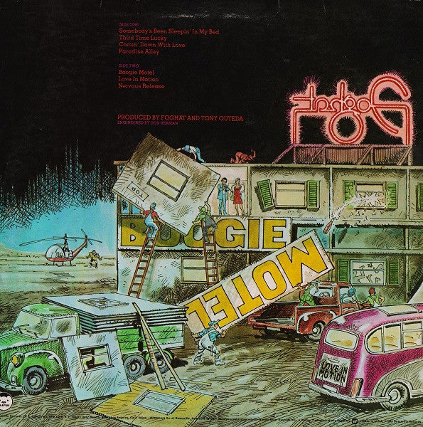 Foghat - Boogie Motel (LP) (VG+) - Endless Media