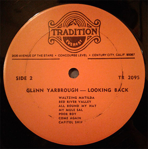 Glenn Yarbrough - Looking Back (LP) (VG+) - Endless Media