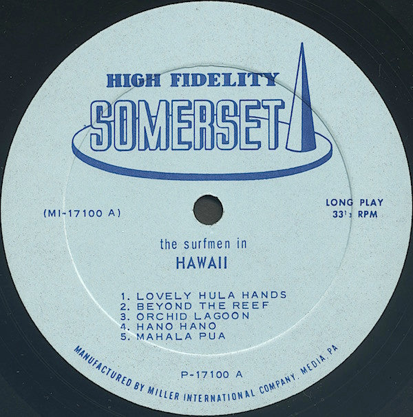The Surfmen - Hawaii (LP) (G+) - Endless Media